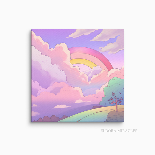 Rainbow Square Canvas S30